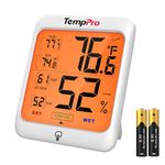 ThermoPro TP53 Hygrometer Humidity Gauge Indicator Digital Indoor Thermometer Room Temperature and Humidity Monitor with Touch Backlight