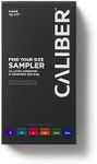 Find Your Condom Size Sampler — 2 Condoms Per Size (S, M, L, XL, 2XL, 3XL), Variety Pack, Assorted, Custom Fit, Lubricated, Latex, 12 Count