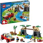 LEGO 60301 City Wildlife Rescue Off Roader Vehicle Car Toy, Building Set with Animal Figures for Preschool Kids 4 + Years Old