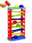 FunBlast Hammer Ball Toy for Baby – Knock Pounding Ball, Hammering & Pounding Toys, Hammer Knock Ball Toys for Kids, Ramp Race Slope Rolling Hammer Toy Set with 6 Balls for Kids (Multicolor)