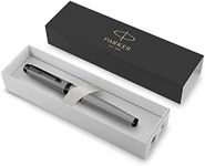 Parker IM Rollerball Pen, Matte Grey with Black Trim, Fine Point with Black Ink Refill, Gift Box