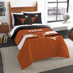 Northwest NCAA Officially Licensed Texas Longhorns Comforter & Sham Set Full/Queen