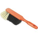 com-four® Hand Broom Made of Wood - Hand Broom with Horsehair Bristles - Hand Brush with Hanging Hole - approx. 30 cm (1 piece)