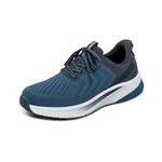 Orthofeet Men's Orthopedic Hands-Free Tilos Slip-On Sneakers, Blue, 12 Wide