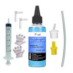 F-INK Printer Head Cleaning Kit Compatible for HP Canon Epson Brother Lexmark Desktop Inkjet Printers, Cleaning Liquid for Unblock the Printer Nozzle - 100ml