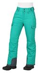 Arctix Women's Snow Sports Insulated Cargo Pants, Kingfisher, X-Small