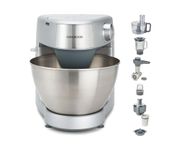 Orient Electric Kenwood Kitchen Machine, 1000 Watts, 4.3L Bowl, 5 Main Attachments, Silver - Owkhc29.W0Si, Large (111534)