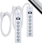 GE Surge Protector Power Strip, 6 F