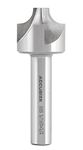 Accusize Industrial Tools H.S.S. Corner Roudning End Mill, 5/16'' Radius, 1/2'' Shank Diameter, 1-1/8'' Largest Diameter, 3-1/4'' Oal, 1011-0512