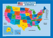 USA Map for Kids - Laminated - Unit