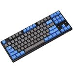 Durgod Taurus K320 TKL Wired Mechanical Gaming Keyboard - 87 Key - Double Shot PBT - NKRO - USB Type C (Cherry Silent Red,Black)