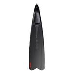 SEAC Shout Adult Long Fins for Scuba Diving, Freediving and Spearfishing, Black, 8-8.5