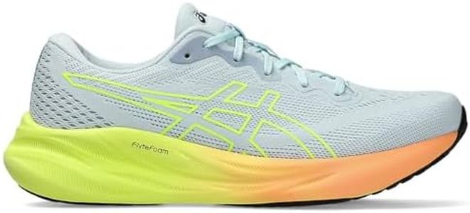 ASICS Women Gel-Pulse 15 Cool Grey/Safety Yellow Running Shoes - 8 UK (1012B593.021)