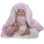 Paradise Galleries Asian Realistic Baby Doll, Jannie de Lange Designer's Doll Collections, 20" Adorable Real Life New Year Birthday Party Baby Doll Gift with Doll Accessories - Born to be Spoiled