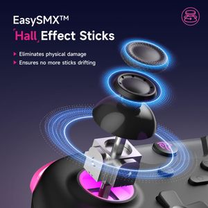 EasySMX X05 Wireless PC Game Controller – Bluetooth, RGB, Hall Joysticks