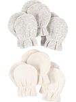 Simple Joys by Carter's Baby 6-Pack Mittens, Cream Heather, 0-3 Months