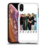 Head Case Designs Officially Licensed Friends TV Show Cast Logos Hard Back Case Compatible With Apple iPhone XR