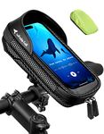 whale fall 360°Rotatable Bike Phone Holder Waterproof, Gifts for Men, Newest Bike Handlebar Bag Bike Accessories Electric Bike Cell Phone Holder for Phones Under 7''