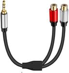 RCA to 3.5mm Adapter,TEKERA RCA Fem