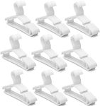 100 Pcs Baby Clothes Hangers, Small Plastic Kids Clothing Hanger, Closet Rack for Baby Children Toddler Clothes, White