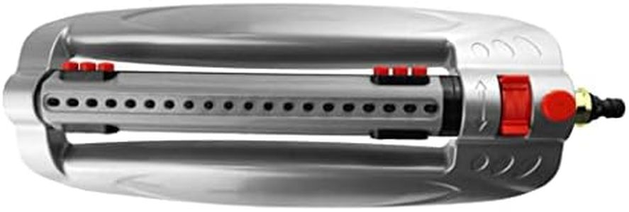 SolaDirect 20 Jet Nozzles Oscillating Sprinkler Heavy-Duty Metal Watering System for Garden Lawn Grass