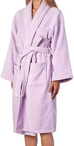 Alpine Swiss Blair Womens Cotton Terry Cloth Bathrobe Shawl Collar Velour Spa Robe LIL SM