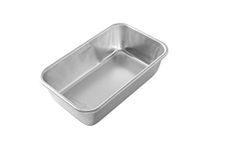 Nordic Ware 1-1/2-Pound Loaf Pan, Large, Silver, L: 9.00 in. W: 5.30 in. H: 2.75 in.