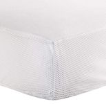 Kushies Baby Fitted Waterproof Crib Mattress Protector Soft and Absorbent, White, 28" x 52"