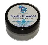 Superior Tooth Powder For Whiter and Healthier Teeth and Gums, With Activated Charcoal, By Diva Stuff