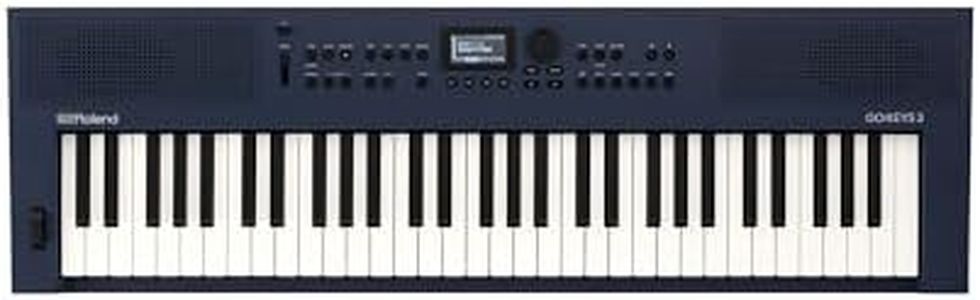 Roland GO:KEYS 3 Music Creation Keyboard | 61 Tasten | ZEN-Core Engine mit über 1000 internen Sounds | Integrierte Stereolautsprecher | Bluetooth Audio/MIDI für Musikstreaming – Midnight Blue