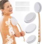 Creamify Lotion Applicator for Your Back, Lotion Applicators, Long Wooden Handle with Replaceable Brush Head, Easy Reach for Bath, Skin Cream, Tanning