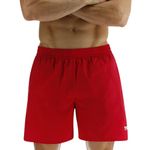 TYR Men's Deck-x Swim Trunk Shorts, 6" Inseam Red