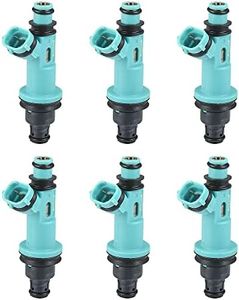 ACROPIX Car Fuel Injector Nozzle Replacement Fit for Lexus IS300 2001-2005 23250-46090 - Pack of 6 Blue