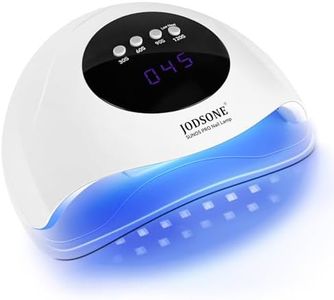 JODSONE UV LED Nail Lamp – Professional Gel Nail Dryer Pro with 45 LED Beads, Auto Sensor & 4 Timer Settings | High-Power Fast-Curing Nail Light for Gel Polish
