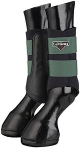 LeMieux Grafter Brushing Horse Boots in Hunter Green - Protective Gear and Training Equipment - Equine Boots, Wraps & Accessories (XLarge)