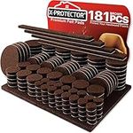 Felt Furniture Pads X-PROTECTOR 181 Pack - Premium Felt Pads Furniture Feet Your Best Wood Floor Protectors - Protect Your Hardwood Flooring