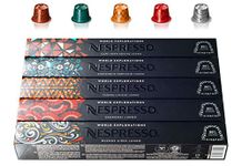 Nespresso World Explorations Pack: ENVIVO LUNGO, FORTISSIO LUNGO, LINIZIO LUNGO, SHANGHAI LUNGO, BUENOS AIRES LUNGO, 50 Capsule