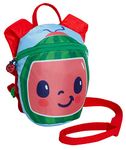 CoComelon Boys Girls Backpack With Reins Kids Detachable Safety Harness Toddlers Nursery Bag Infants Mini Rucksack