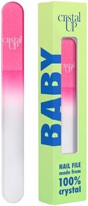 Crystal Baby Nail File 2 in, Gentle and Safe for Delicate Glass Nails File, Hygienic and Durable, Perfect for Newborns and Infants, Ideal for Stress Free Nail Trimming