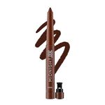 RENEE Midnight XXL Kajal | Brown Kohl Pencil with Built-in Sharpener | Waterproof, Smudge-proof, 24Hr Long-Lasting | Ultra-Rich Pigment, Smooth Glide | 1.5g