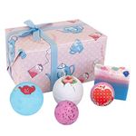 Bomb Cosmetics Time for Tea Handmade Wrapped Bath & Body Gift Pack, Contains 5-Pieces, 480 g