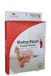 Baby Foot Foot Scrub, 2 Pack, Foil Socks, German Language Description