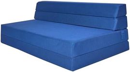 SAPPHIRE Folding Mattress Double Size, 12CM Memory Foam Foldable Mattress Tri-fold for Travel, Z bed, Trifold Mattress,Camping, Guest Bed, Futon Mattress,CertiPUR-US Certified.