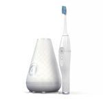 TAO Clean Sonic Electric Toothbrush & Cleaning Station, Super Nova White