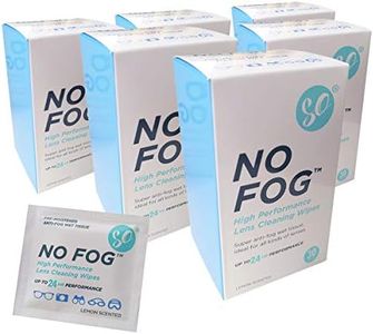 NO Fog Anti-Fog Wipes, Steamed Up Glasses, Glasses Cleaning, Fog Wipes, Lens Cleaning 180 Pack