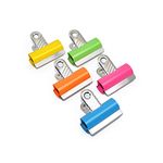 Rapesco RCB30COL 30 mm Letter Clips, Assorted Colours, Pack of 10