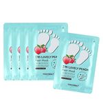 Tonymoly I'm Lovely Peach Foot Mask, Pack of 1