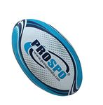 PROSPO Rugby Ball, Official Size 5 Top Grade Rubber Rugby Ball, Non Slip Grip Rugby Ball, Men Match Rugby (Outdoor and Indoor) (Blue)