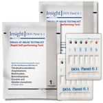 Insight Doa 6 Panel Urine Drug Test Kit - Combo Pack of 2 Cassettes