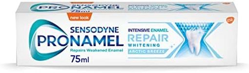 SENSODYNE PRONAMEL Toothpaste, Intensive Enamel Repair Whitening, Arctic Breeze, 75 mL (Packaging May Vary)